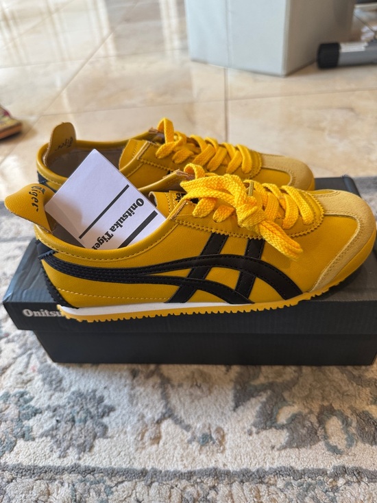 Onitsuka Tiger by Asics Shoes - Onitsuka Tiger by Asics Yellow and Black Mexico 66 Sneakers
